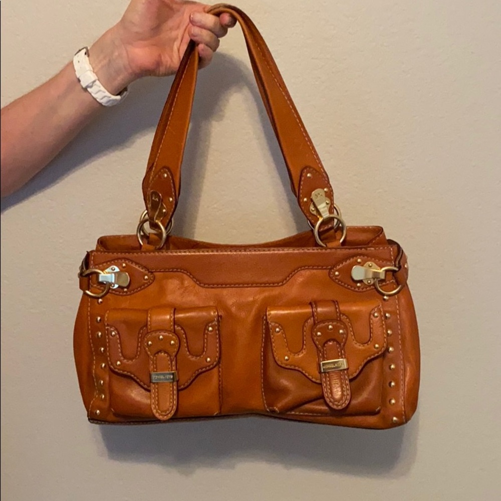 Michael Kors British Tan Leather Satchel